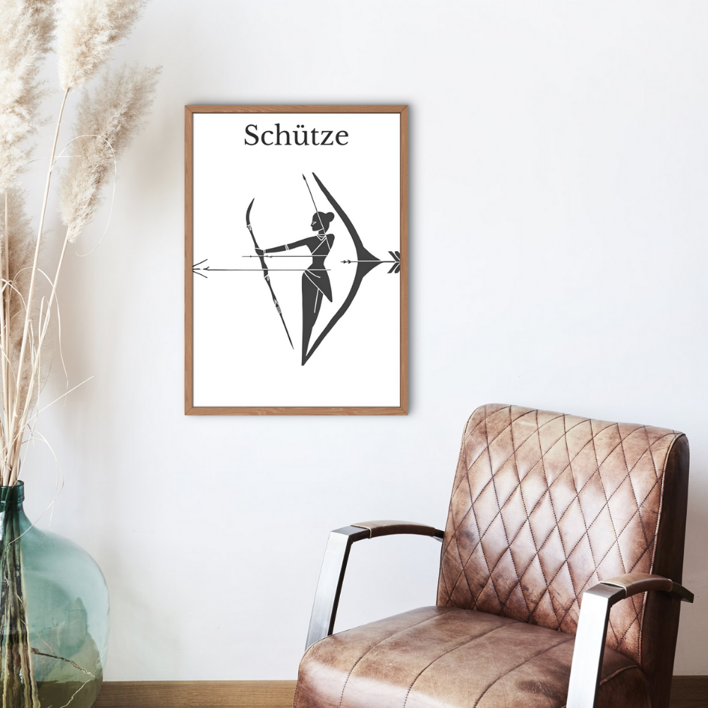 Poster Sternzeichen Schütze